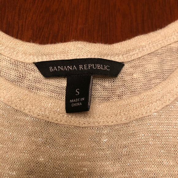 Banana Republic Semi Sheer High Low Sleeveless Top - Picture 3 of 3